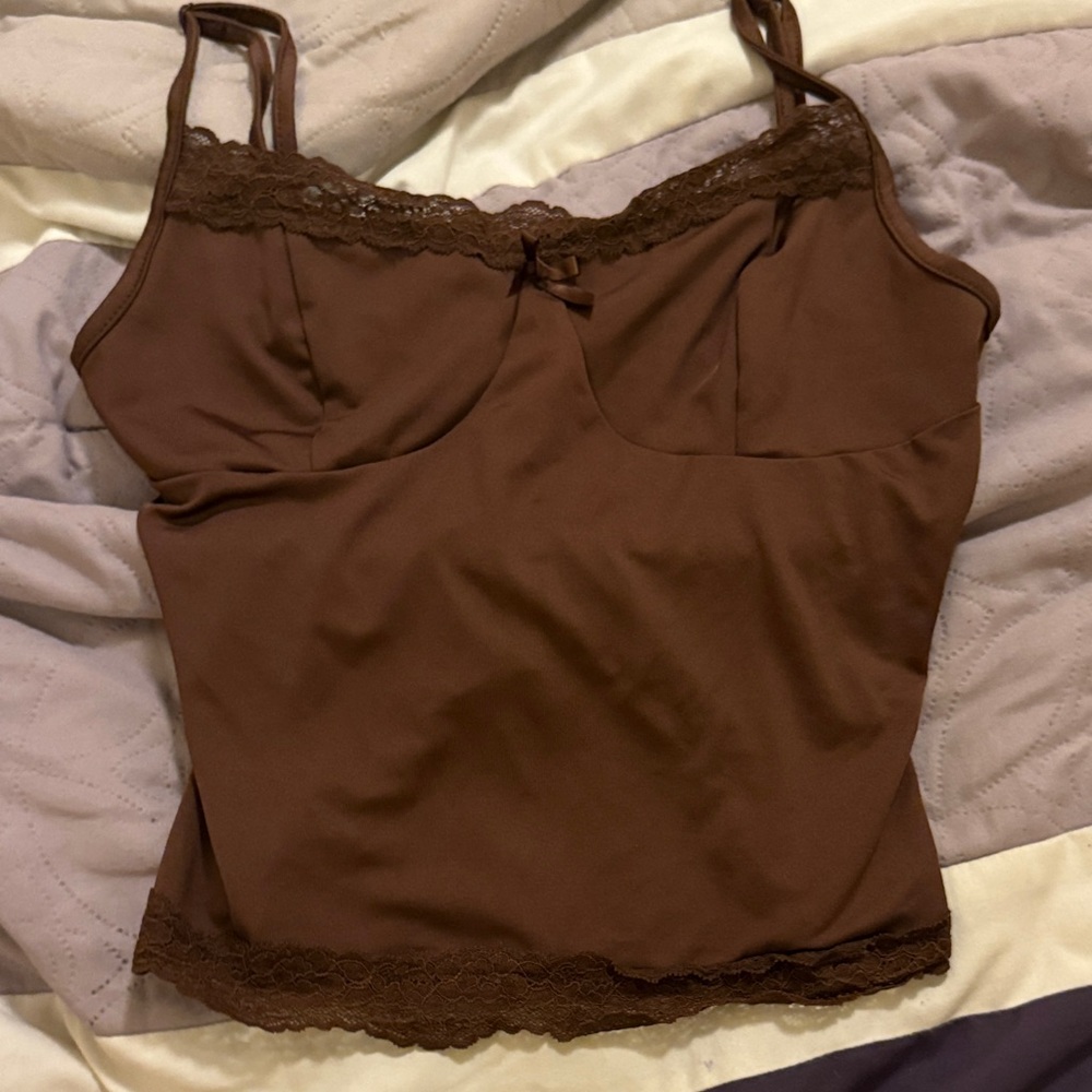 SHEIN Chocolate Brown Camisole